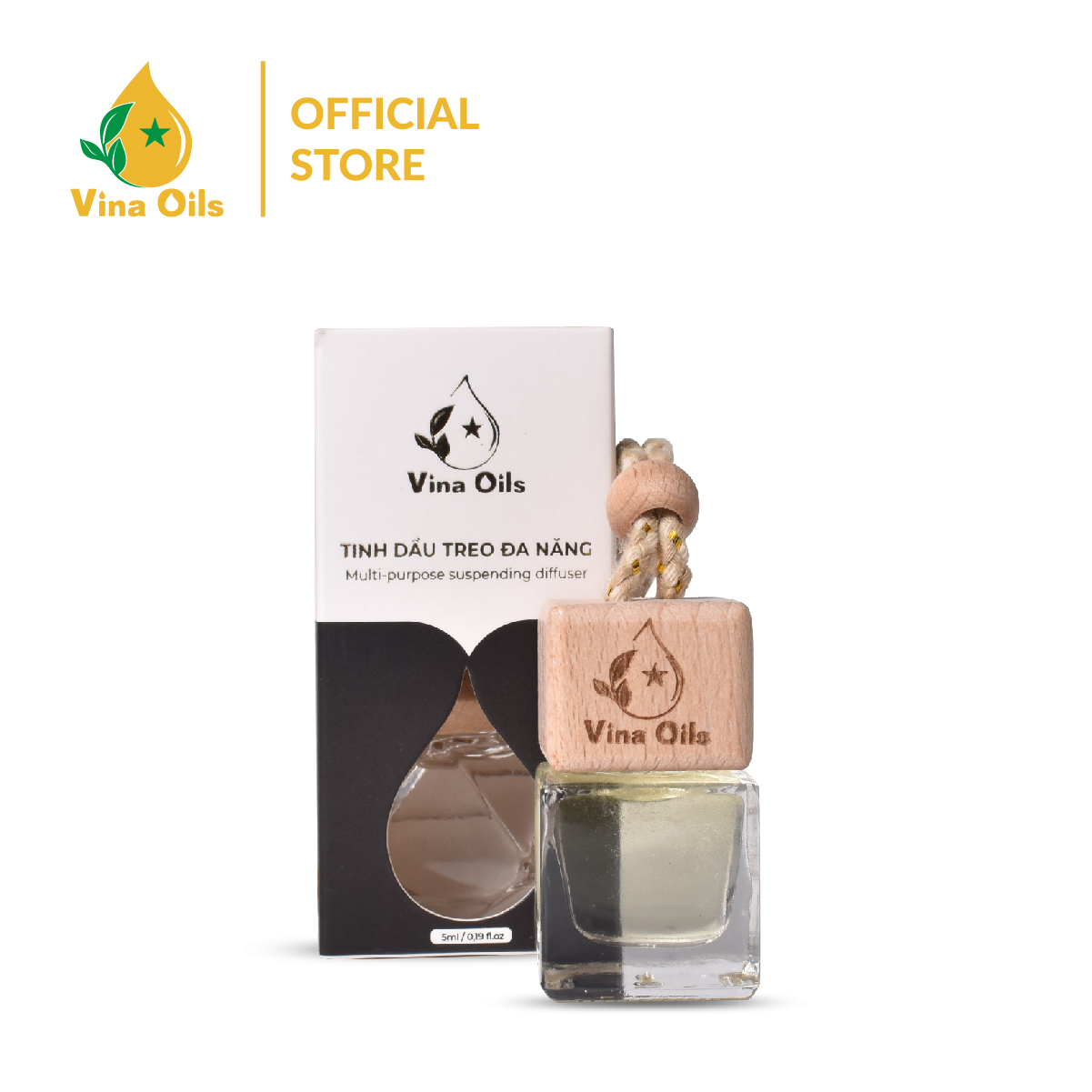 Tinh dầu treo xe Sả Chanh 5ml (1 thùng)